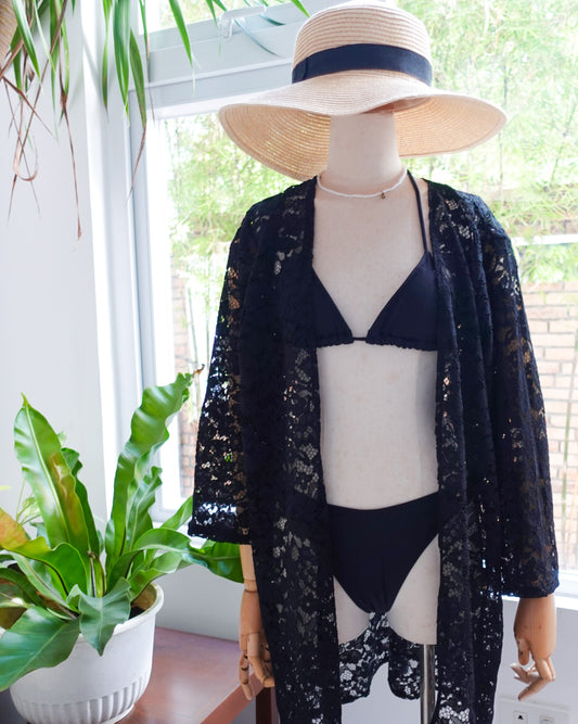 Lace Kimono Cover-Up